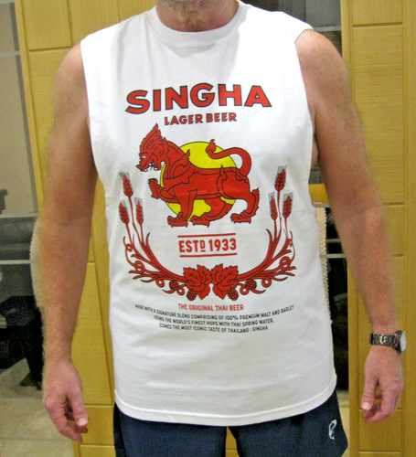 Singha lager bier - singha, singlet