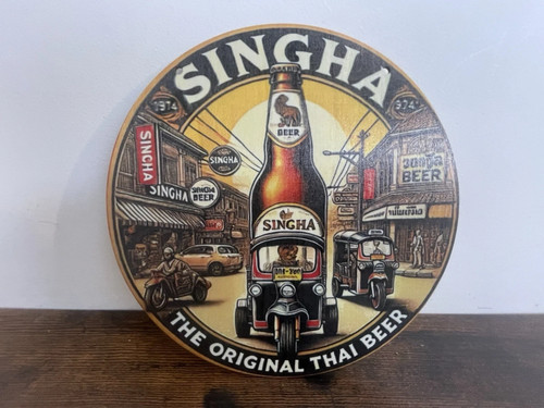 Singha beer bier werbeschild - singha,
