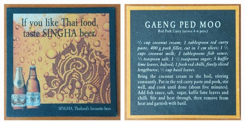 Bierdeckel singha beer - 1,