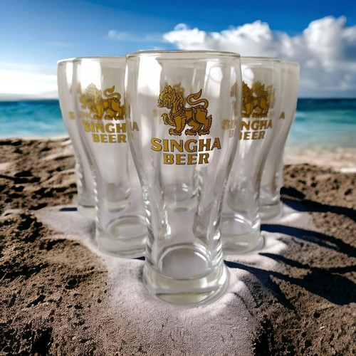 Biergläser mit druck singha - biergläser,