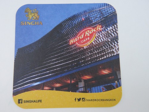 Bier bar untersetzer singha - bar,
